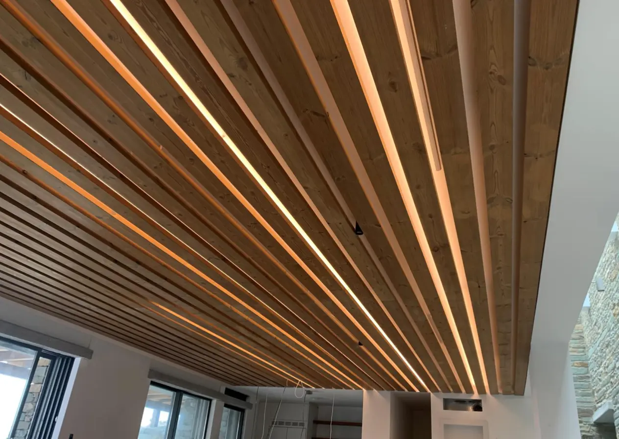 Hidden Support Ceiling in Private Residence